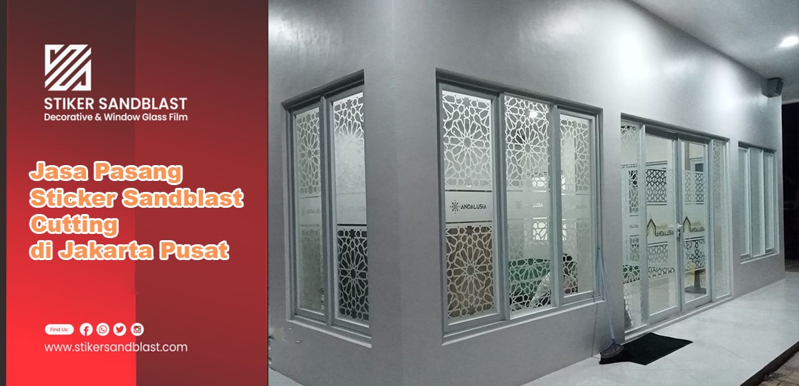 sticker sandblast cutting jakarta pusat